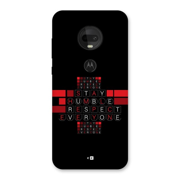 Humble Respect Back Case for Moto G7