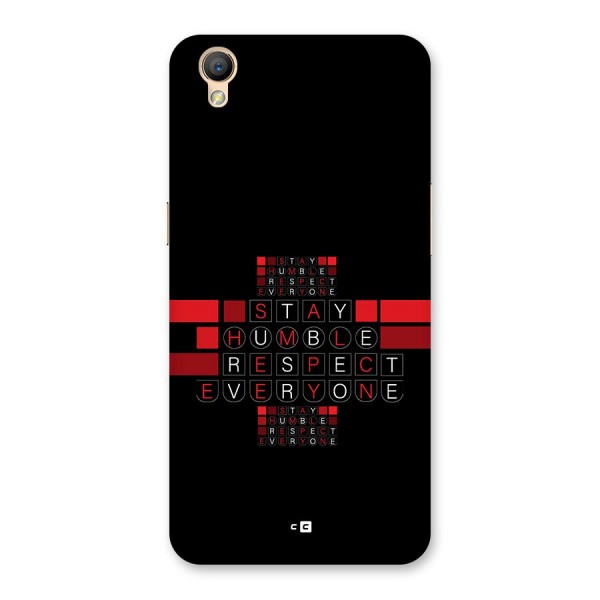 Humble Respect Back Case for Oppo A37