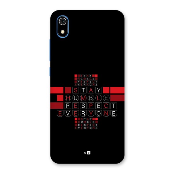 Humble Respect Back Case for Redmi 7A