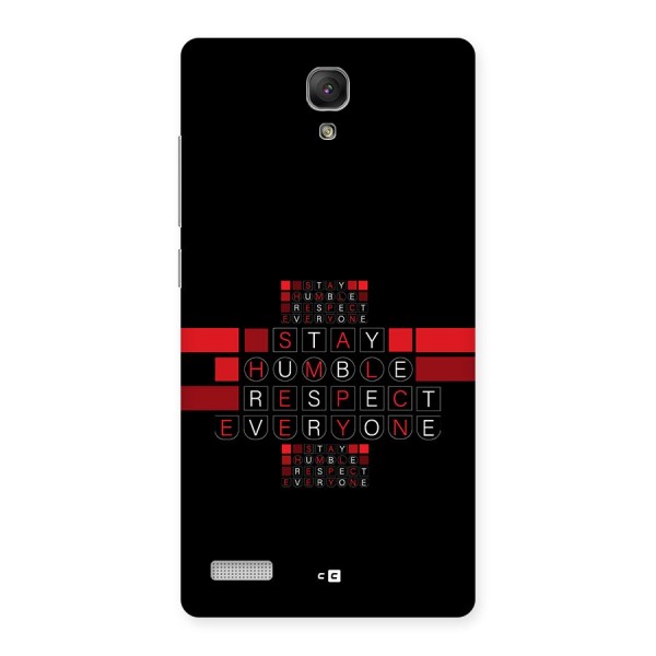 Humble Respect Back Case for Redmi Note Prime