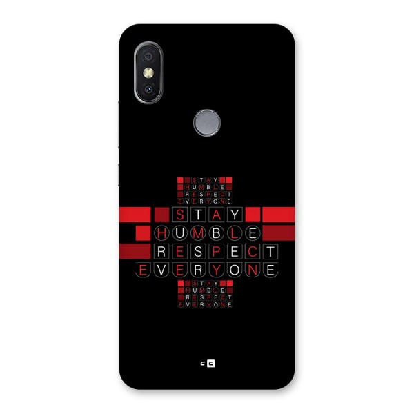 Humble Respect Back Case for Redmi Y2