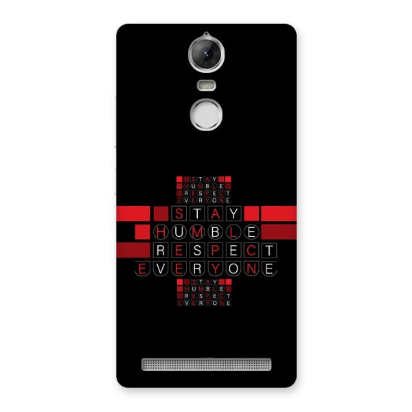 Humble Respect Back Case for Vibe K5 Note