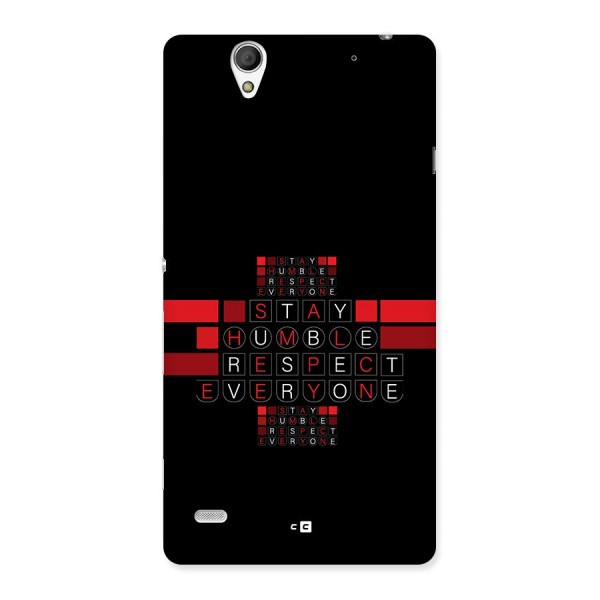 Humble Respect Back Case for Xperia C4