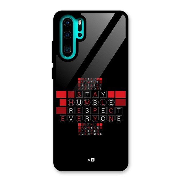 Humble Respect Glass Back Case for Huawei P30 Pro