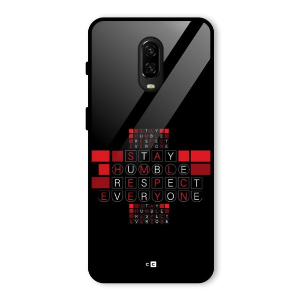 Humble Respect Glass Back Case for OnePlus 6T