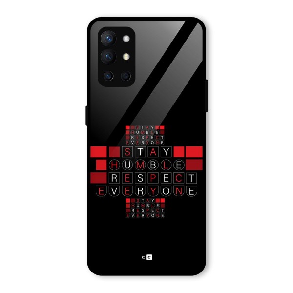 Humble Respect Glass Back Case for OnePlus 9R