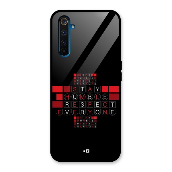 Humble Respect Glass Back Case for Realme 6 Pro