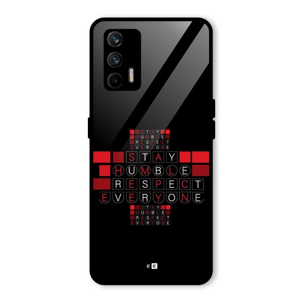 Humble Respect Glass Back Case for Realme GT 5G