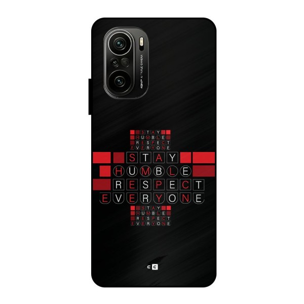 Humble Respect Metal Back Case for Mi 11X Pro