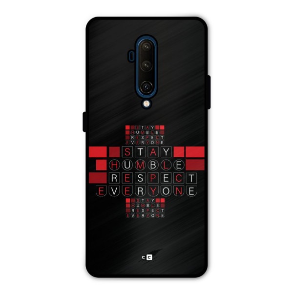 Humble Respect Metal Back Case for OnePlus 7T Pro