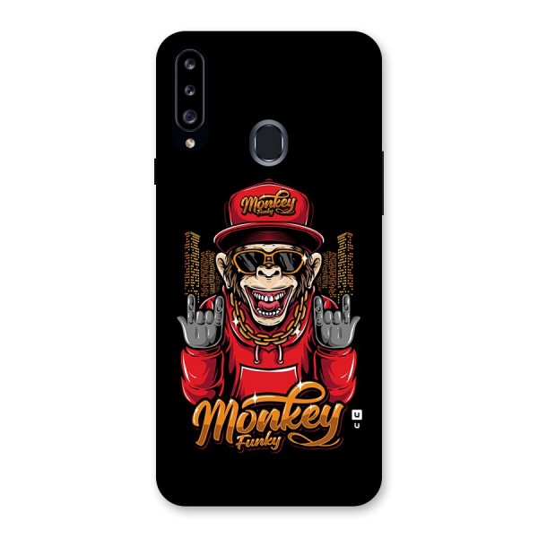 Hunky Funky Monkey Back Case for Galaxy A20s