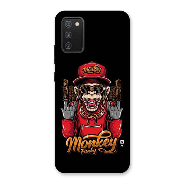 Hunky Funky Monkey Back Case for Galaxy F02s