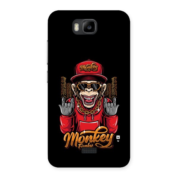 Hunky Funky Monkey Back Case for Honor Bee