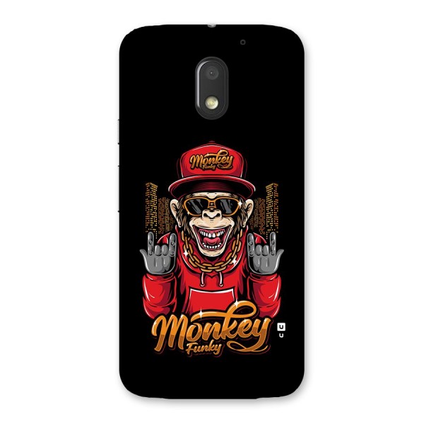 Hunky Funky Monkey Back Case for Moto E3 Power