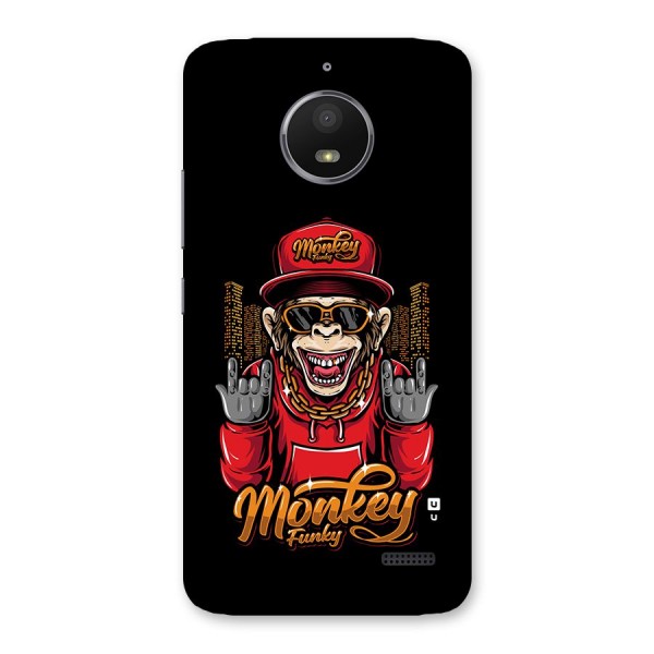 Hunky Funky Monkey Back Case for Moto E4