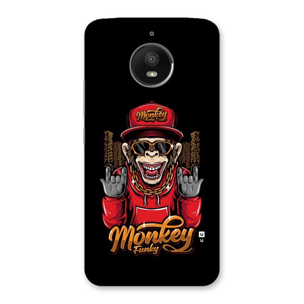 Hunky Funky Monkey Back Case for Moto E4 Plus