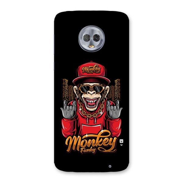 Hunky Funky Monkey Back Case for Moto G6 Plus
