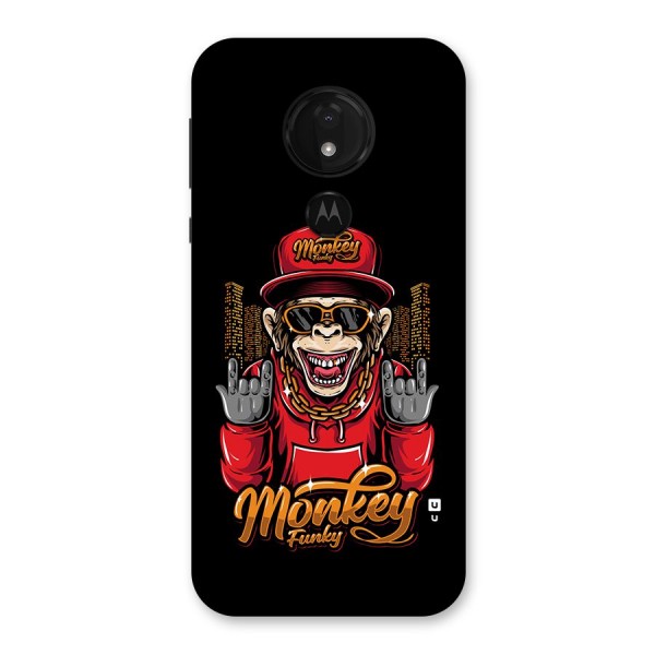 Hunky Funky Monkey Back Case for Moto G7 Power