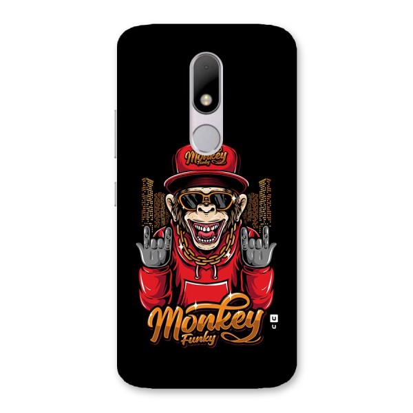 Hunky Funky Monkey Back Case for Moto M