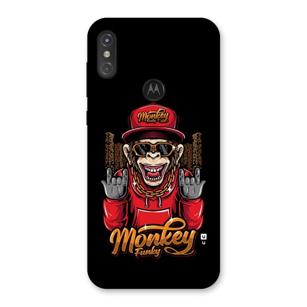 Hunky Funky Monkey Back Case for Motorola One Power