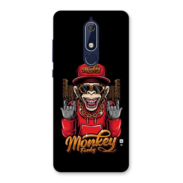 Hunky Funky Monkey Back Case for Nokia 5.1