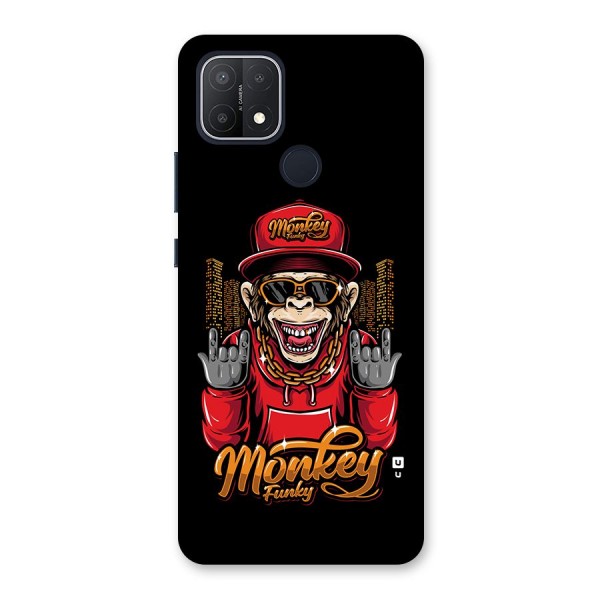 Hunky Funky Monkey Back Case for Oppo A15