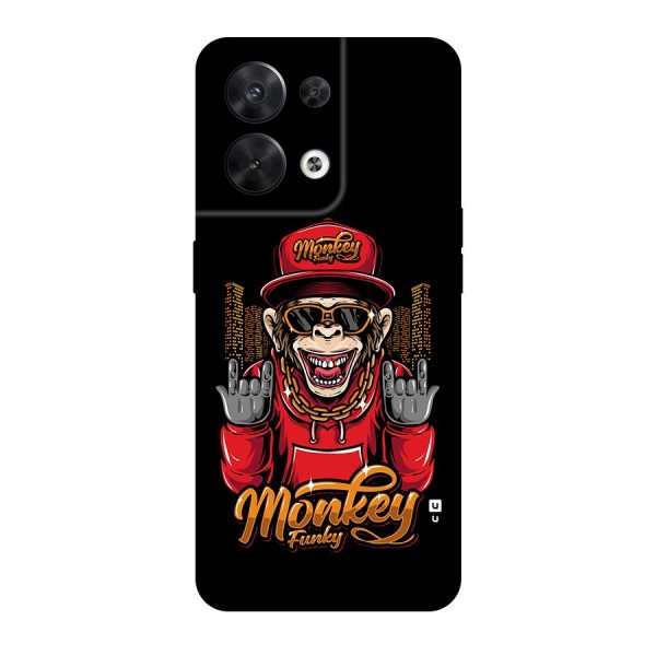 Hunky Funky Monkey Back Case for Oppo Reno8 5G