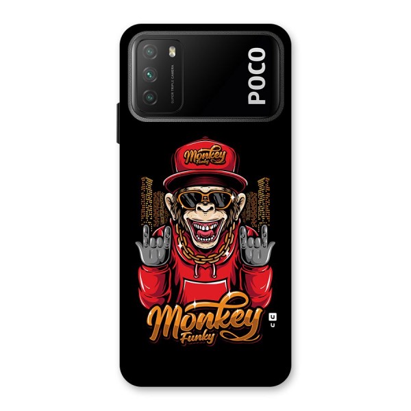 Hunky Funky Monkey Back Case for Poco M3