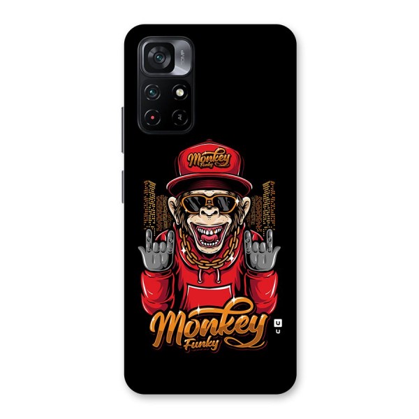 Hunky Funky Monkey Back Case for Poco M4 Pro 5G