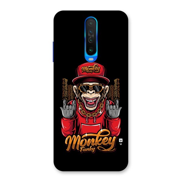 Hunky Funky Monkey Back Case for Poco X2