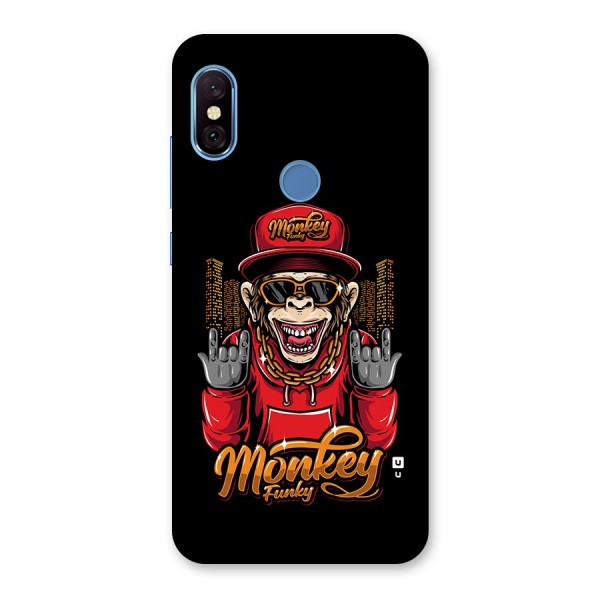 Hunky Funky Monkey Back Case for Redmi Note 6 Pro