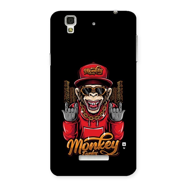 Hunky Funky Monkey Back Case for YU Yureka Plus