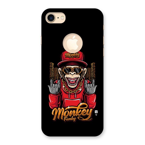 Hunky Funky Monkey Back Case for iPhone 8 Logo Cut