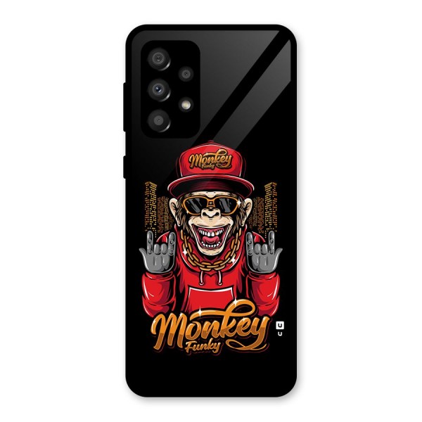 Hunky Funky Monkey Glass Back Case for Galaxy A32