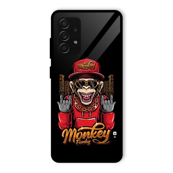 Hunky Funky Monkey Glass Back Case for Galaxy A53 5G