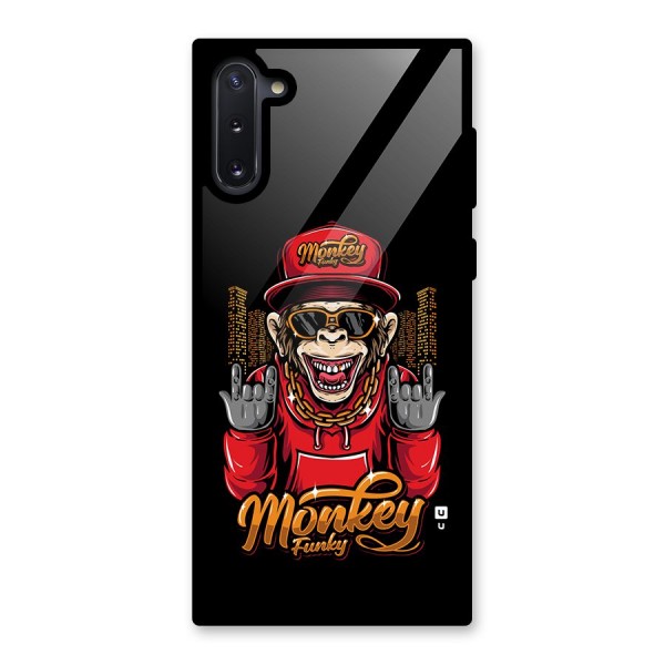 Hunky Funky Monkey Glass Back Case for Galaxy Note 10