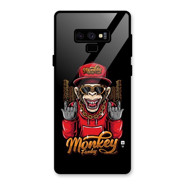 Hunky Funky Monkey Glass Back Case for Galaxy Note 9