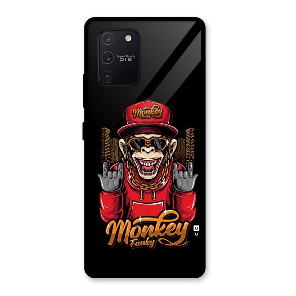 Hunky Funky Monkey Glass Back Case for Galaxy S10 Lite