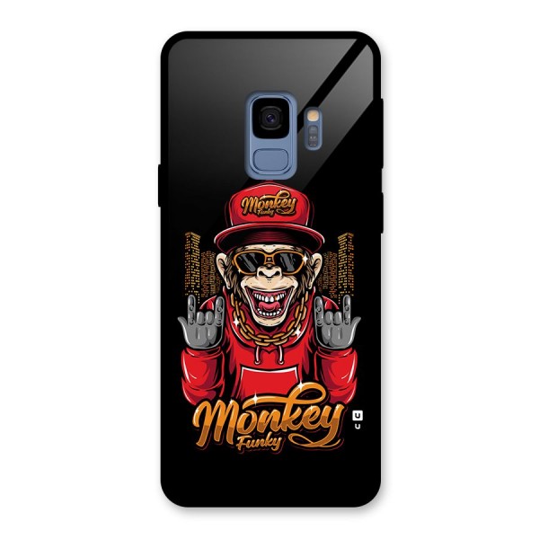 Hunky Funky Monkey Glass Back Case for Galaxy S9