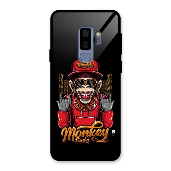 Hunky Funky Monkey Glass Back Case for Galaxy S9 Plus