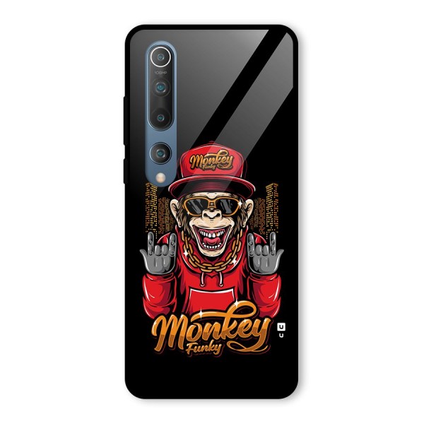 Hunky Funky Monkey Glass Back Case for Mi 10