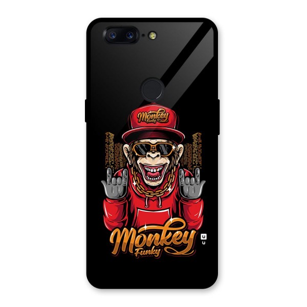 Hunky Funky Monkey Glass Back Case for OnePlus 5T