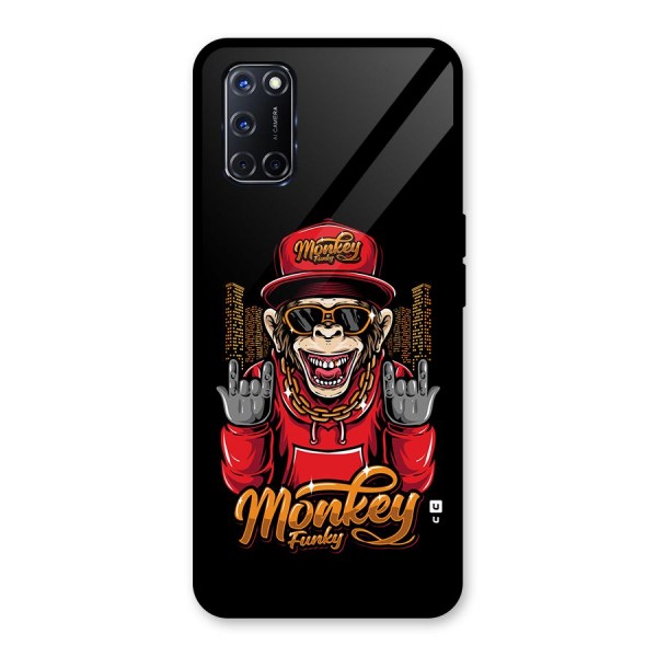 Hunky Funky Monkey Glass Back Case for Oppo A52