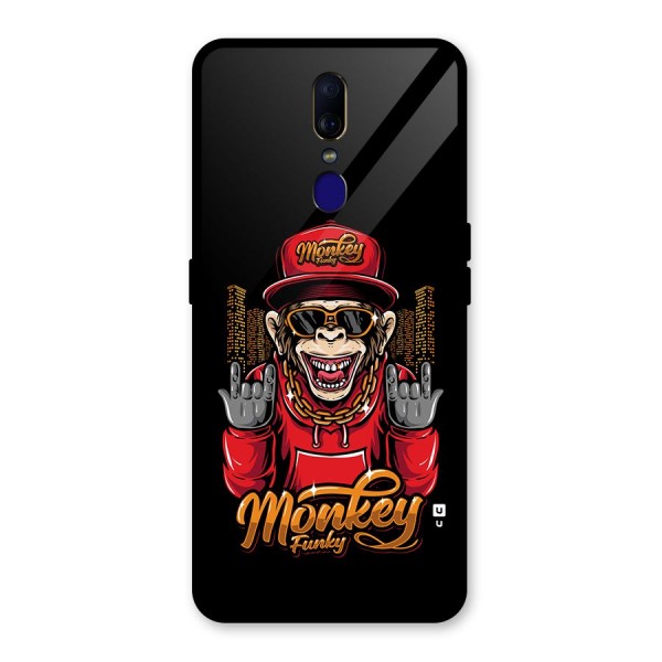 Hunky Funky Monkey Glass Back Case for Oppo F11