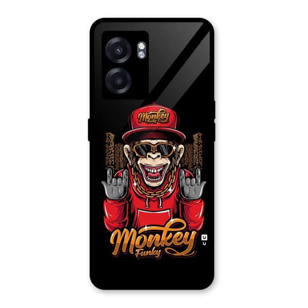 Hunky Funky Monkey Glass Back Case for Oppo K10 (5G)