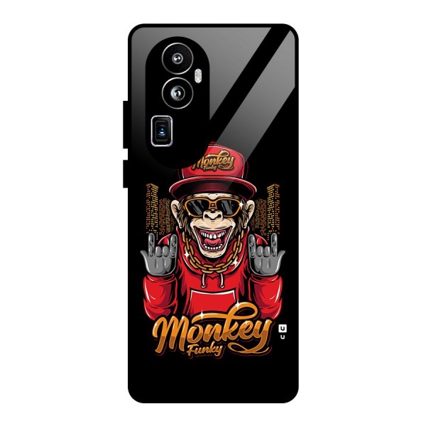 Hunky Funky Monkey Glass Back Case for Oppo Reno10 Pro Plus