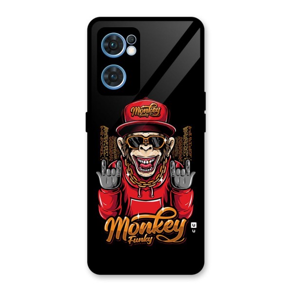 Hunky Funky Monkey Glass Back Case for Oppo Reno7 5G