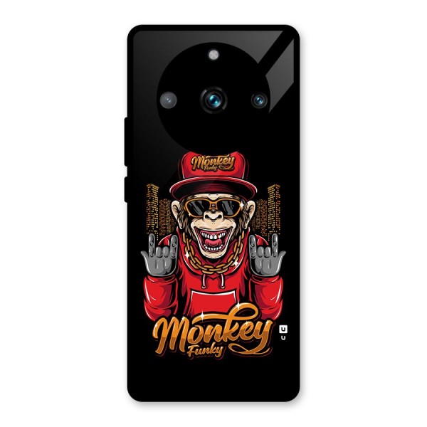 Hunky Funky Monkey Glass Back Case for Realme 11 Pro