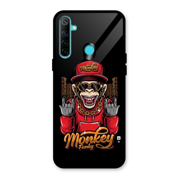 Hunky Funky Monkey Glass Back Case for Realme 5