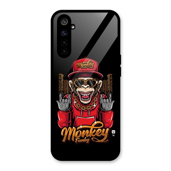 Hunky Funky Monkey Glass Back Case for Realme 6